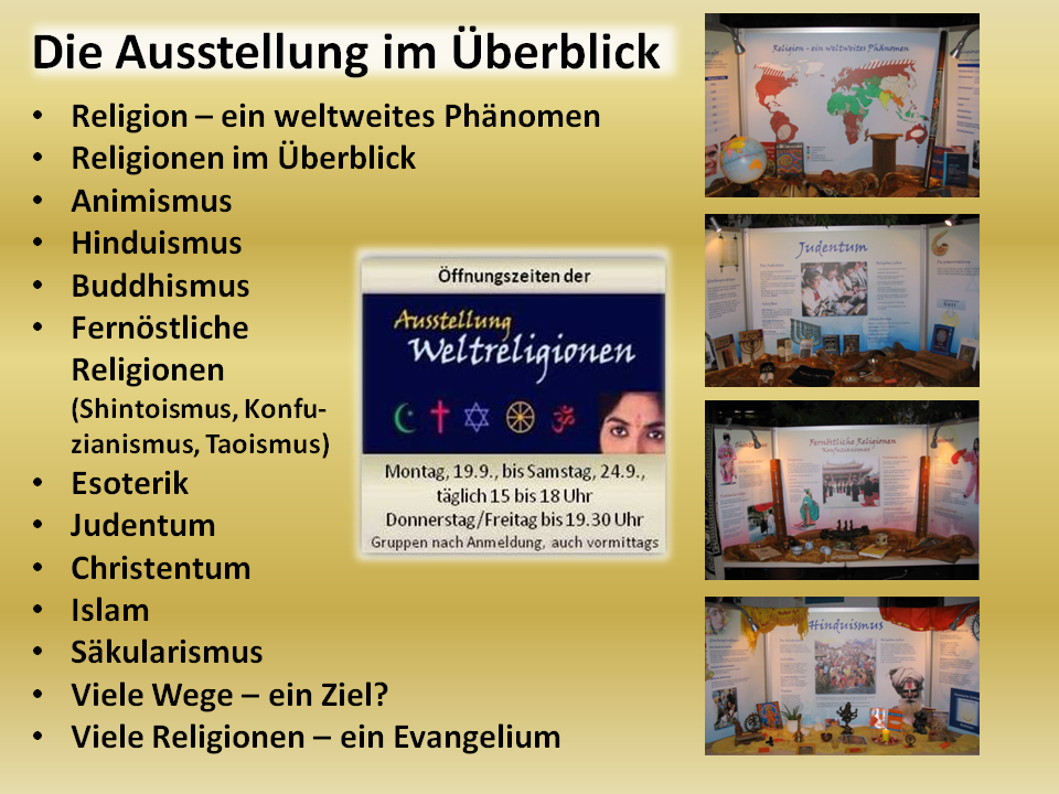 Überblick der Ausstellung selbst