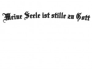 Meine Seele ist stille zu Gott